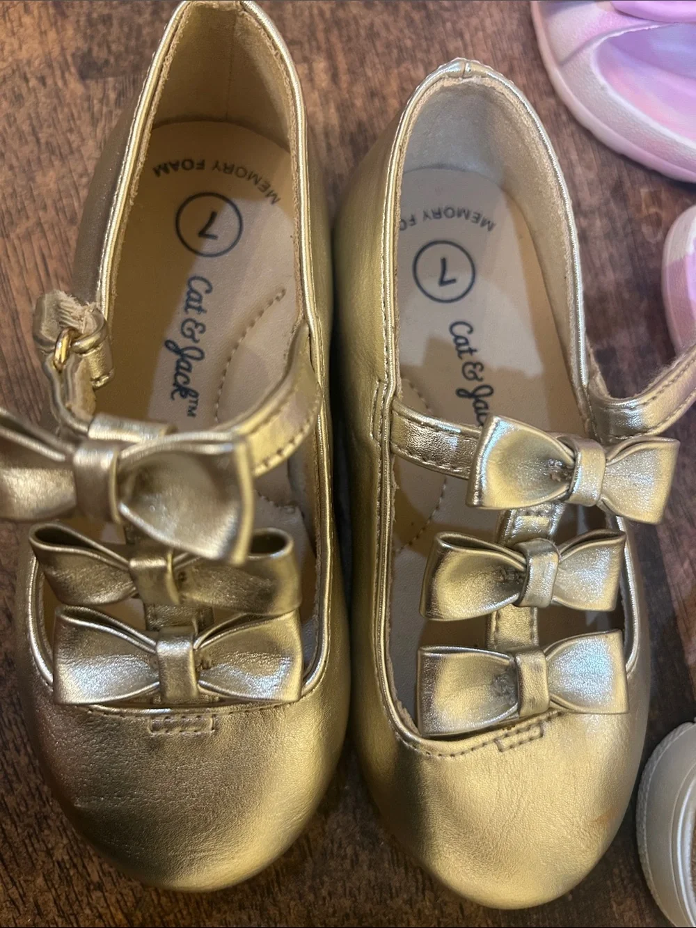 Cat & Jack Pastel Multi & Pink Buckle Sandal Set for Kids lot